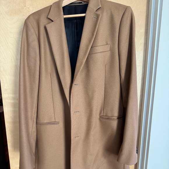 PS Paul Smith camel-colored wool topcoat - size large - Picture 1 of 7